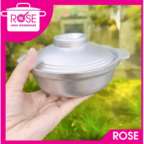 Nồi nhôm trắng VẠN LỢI kho thit,kho cá, kho quẹt size 12cm tiện lợi