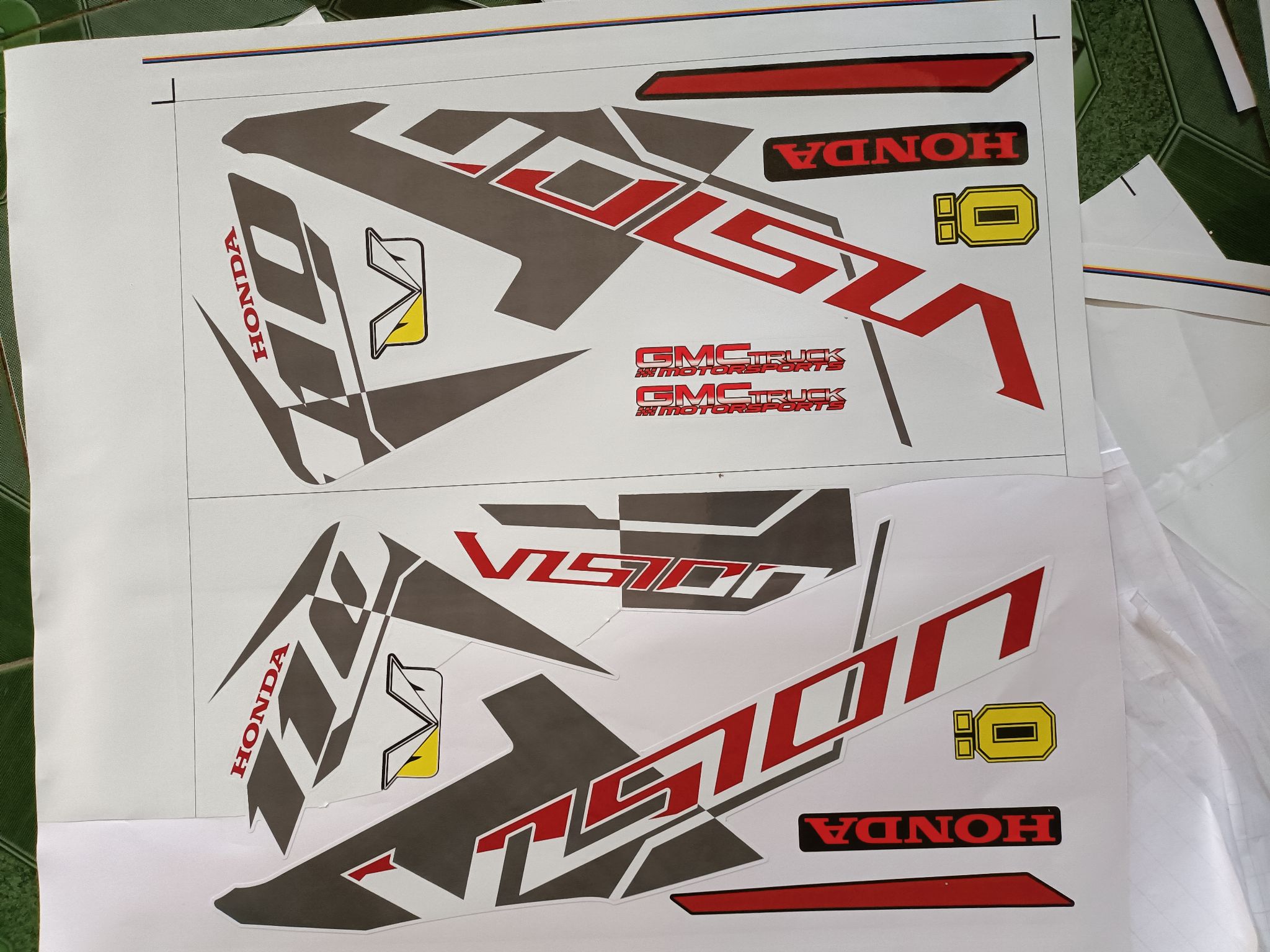 tem rời vison 2014 xe trắng, decal 3 lớp