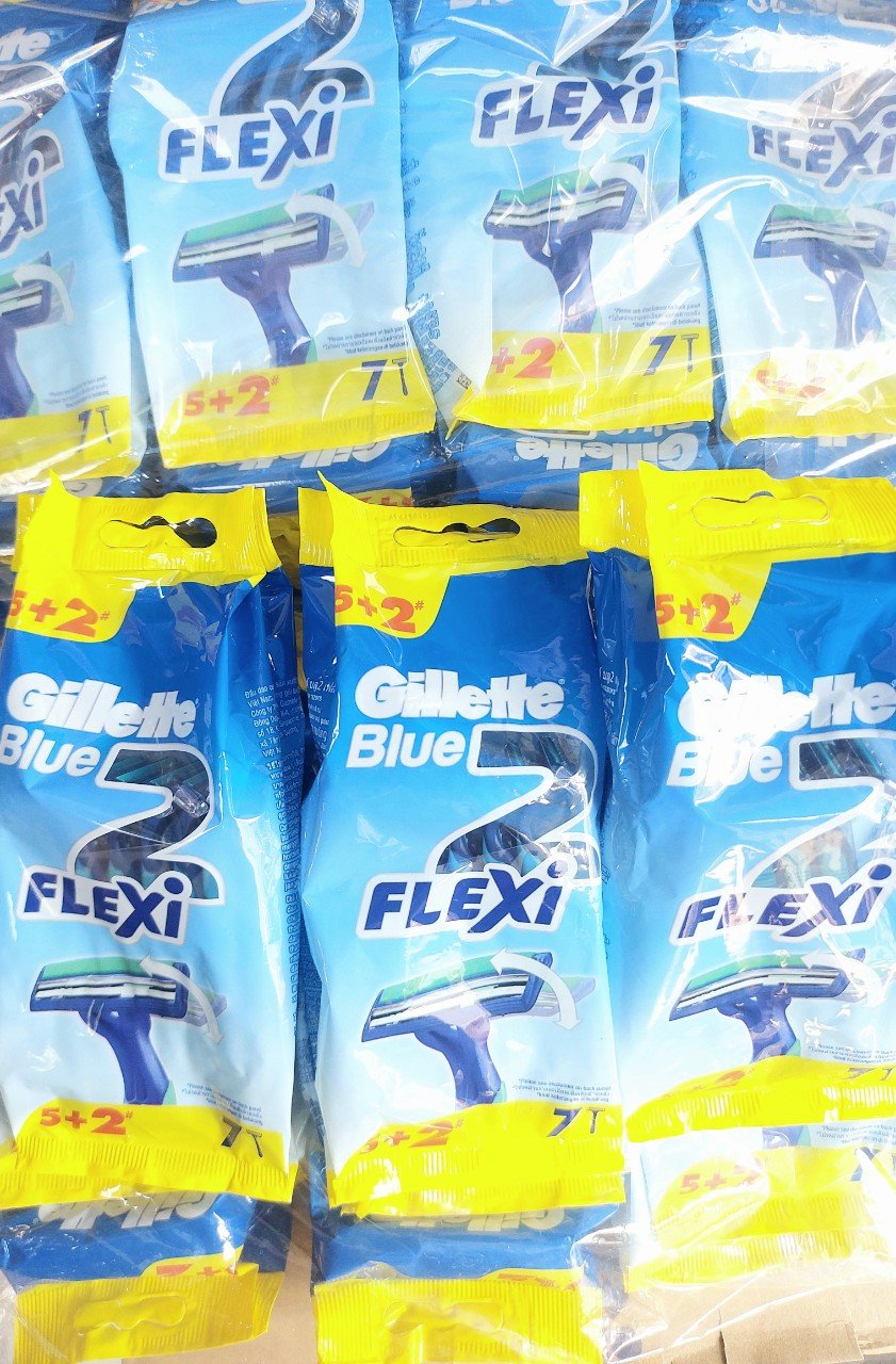 Dao Cạo Râu Gillette Blue 2 Flexi ( Loại 5 +2)