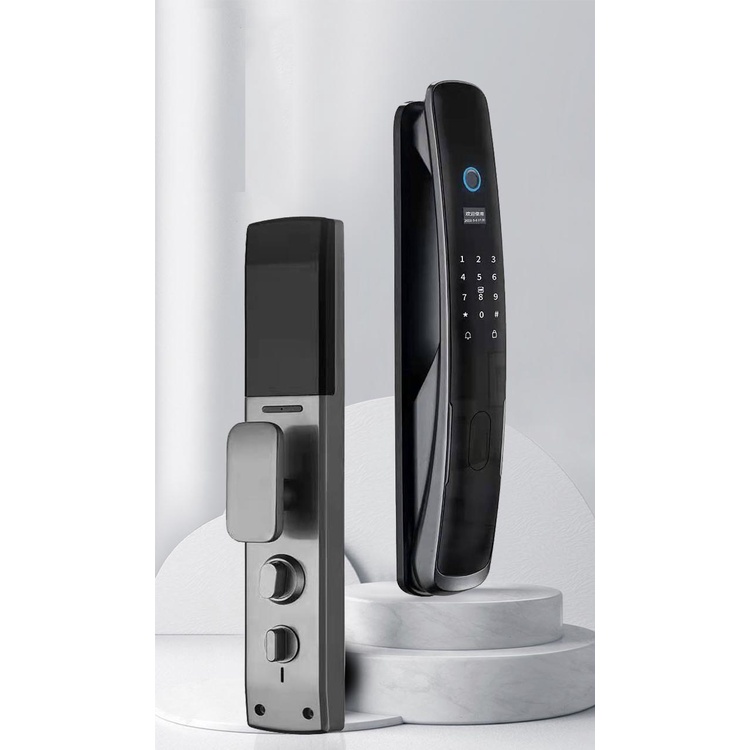 Khóa vân tay cửa gỗ cao cấp thông minh Push Pull PP02 dùng App TUYA (TÙY CHỌN)