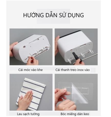 Kệ Đựng Dao, Đũa, Đồ Dùng Nhà Bếp Dán Tường Đa Năng ECOCO
