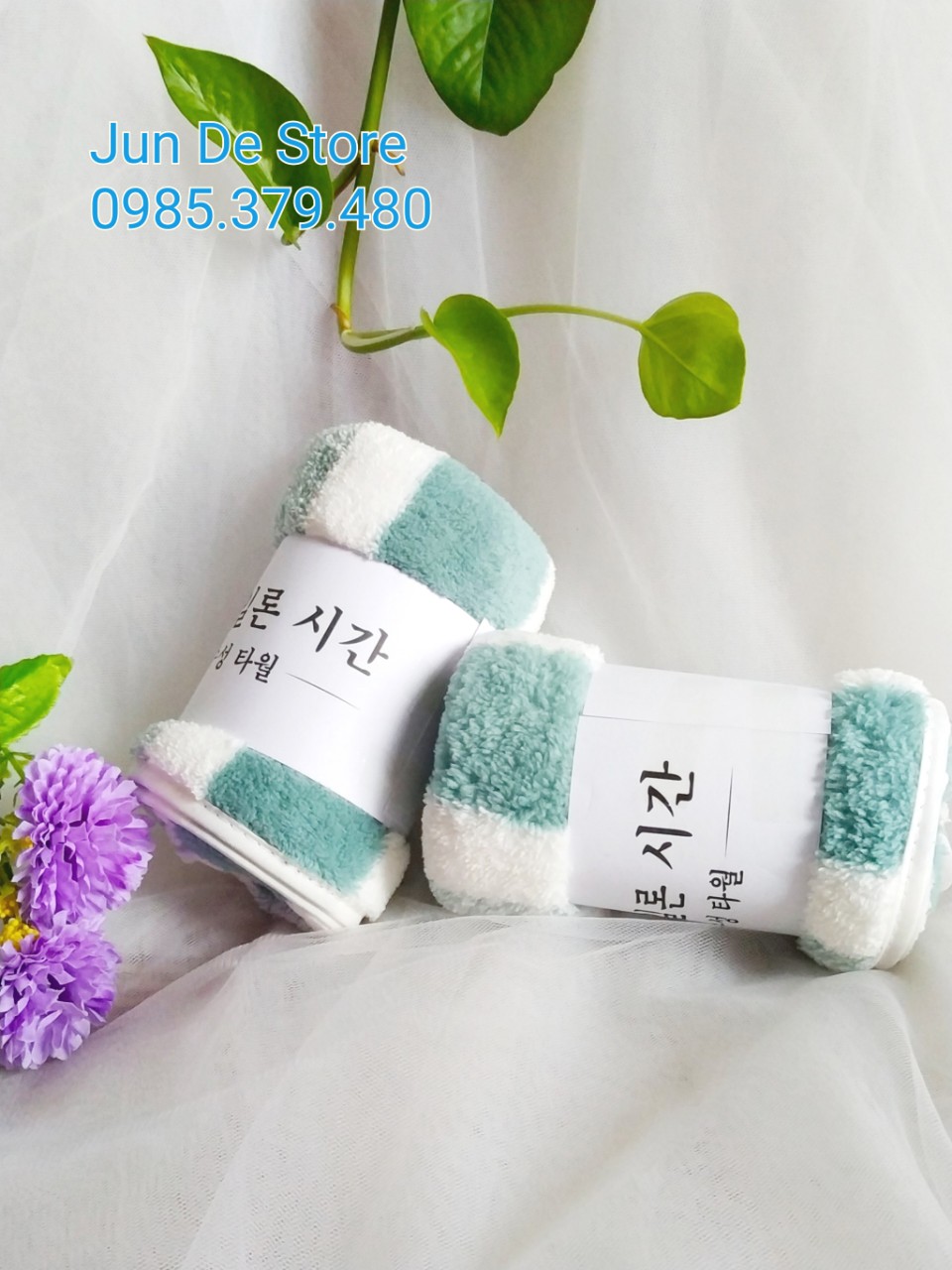 Khăn mặt 30x50 lông cừu chuyển màu xuất Hàn.