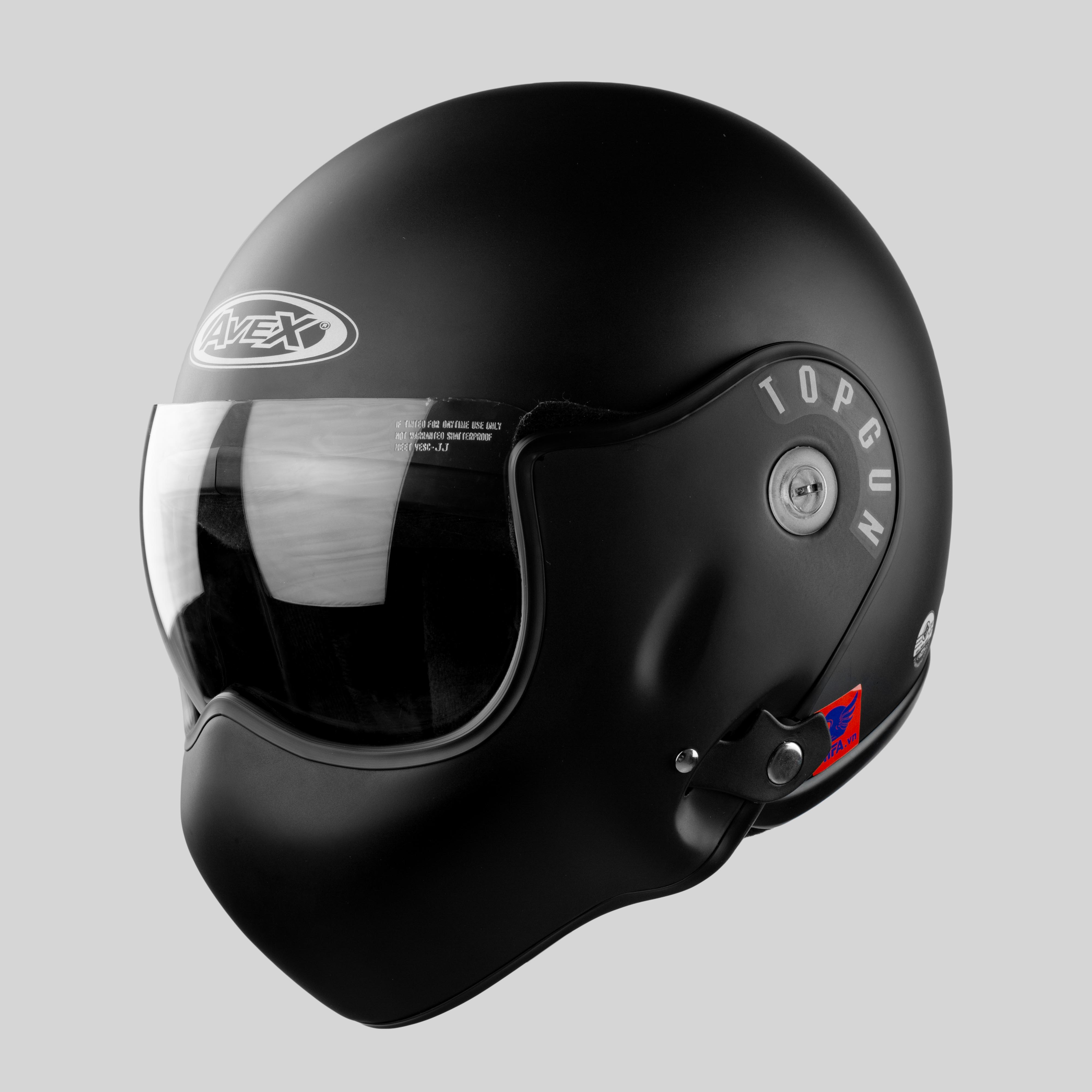 Mũ Bảo Hiểm Fullface Lật Hàm Avex Topgun