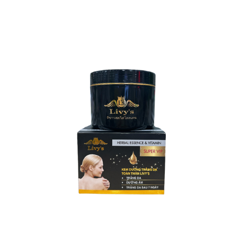 Kem dưỡng trắng da body Livy's hộp đen 250g