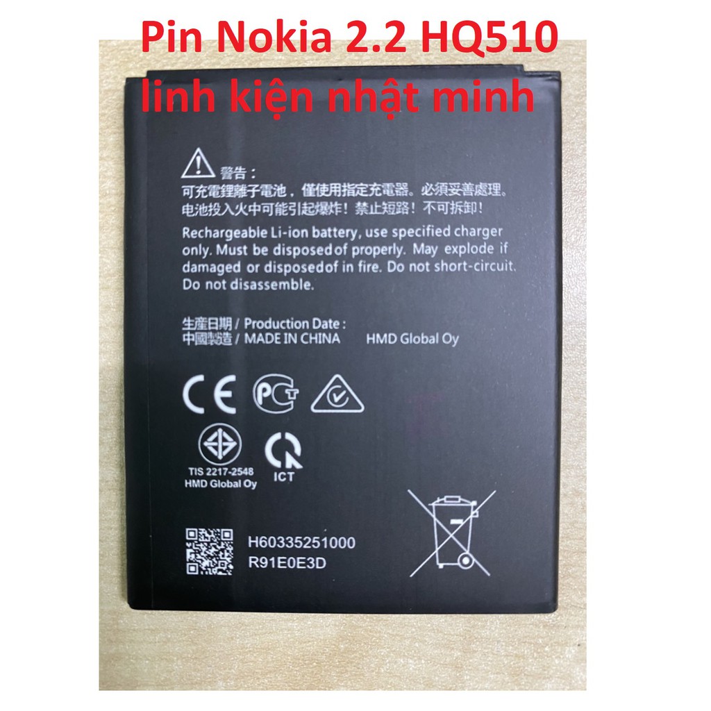 Pin Nokia 2.2 HQ510 - 3000 mAh Pin Thay Thế