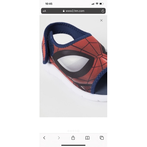 Sandal Hm spiderman xuất dư xịn
