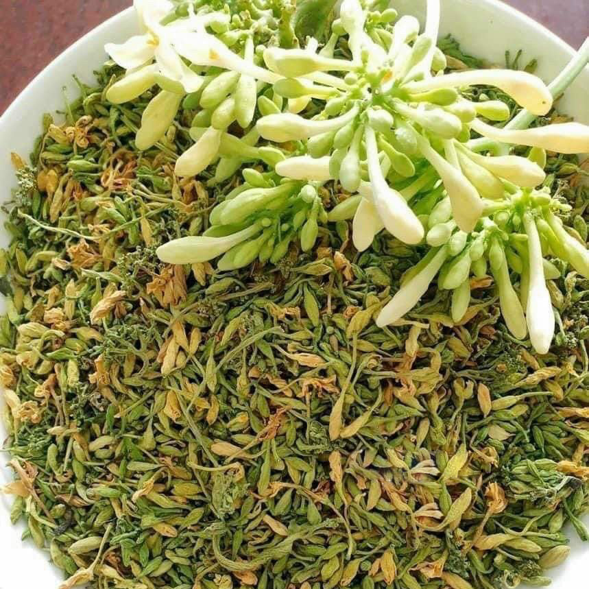 250g Hoa đu đủ đực khô, không pha trộn