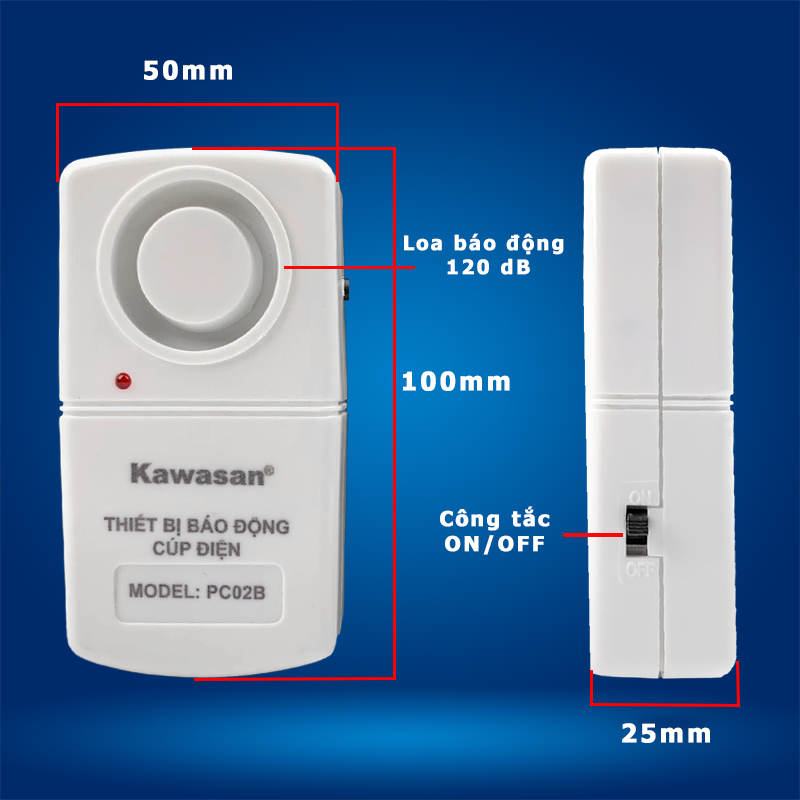 Thiết bị báo động mất điện (báo động cúp điện) Kawa PC02B