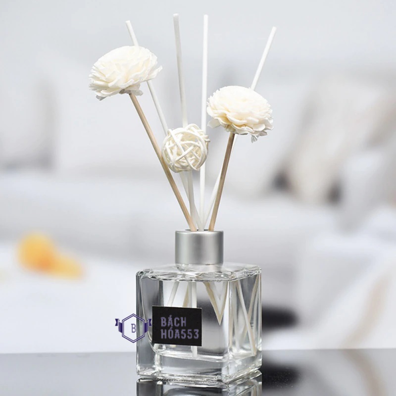 Chai tinh dầu thơm phòng que tự khuếch tán Longfine Therapy Diffuser Hando 50ml HD73