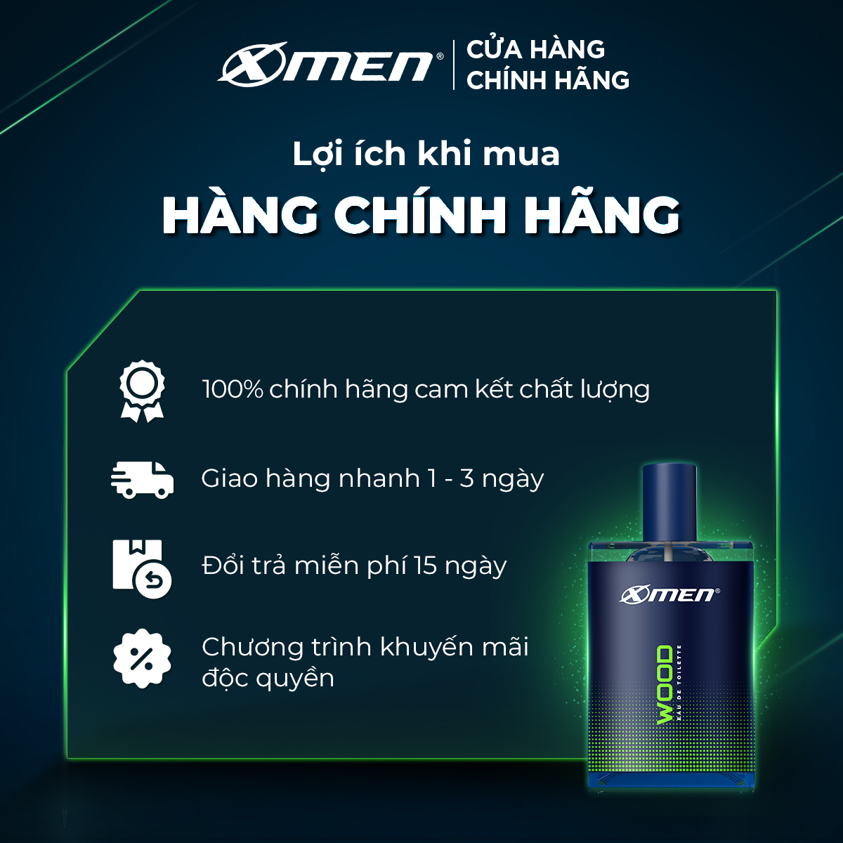 Nước hoa X-men Wood 50ml