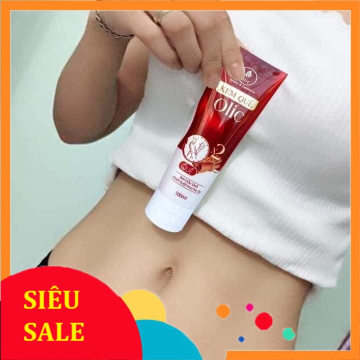Kem quế tan mỡ olic tặng thước dây hàng chính hãng