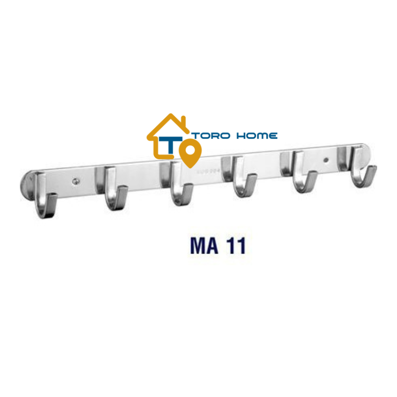 Móc treo quần áo inox 304 ma-11 toro home, cam kết chất liệu inox chuẩn 304