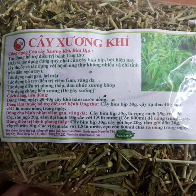 500gr Cây xương khỉ  phơi khô hàng loại 1