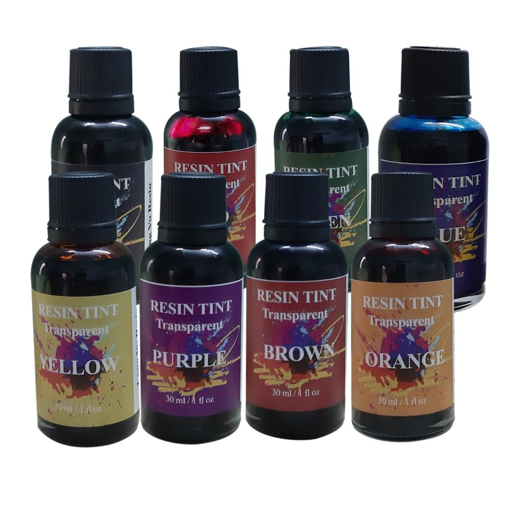 Màu Pha Epoxy Resin Tint Trong Suốt - Combo 9 Màu