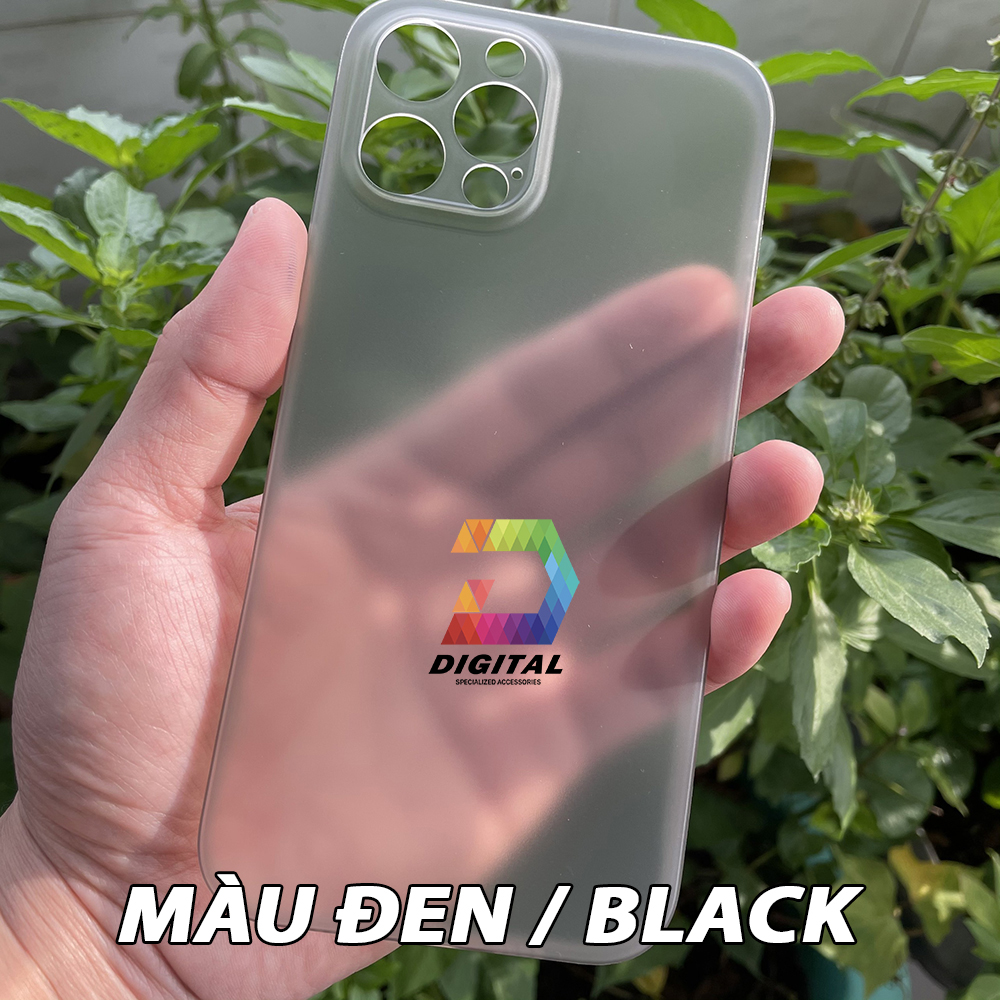 Combo 2 Ốp Lưng Trong Nhám Unibody iPhone 12 PRO MAX Siêu Mỏng