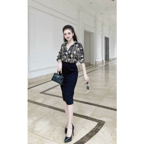 CHân váy dài ,CHân váy A xẻ tà
