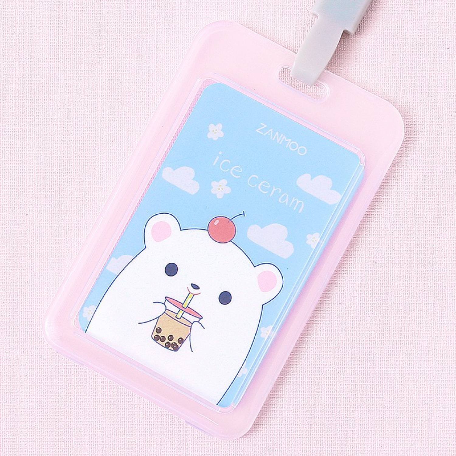 Thẻ đeo bảng tên học sinh sinh viên nhựa dẻo trong dễ thương giá rẻ chipchipshop the deo hoc sinh sinh vien van phong da nang trong suot de thuong gia re chipchipgiadung