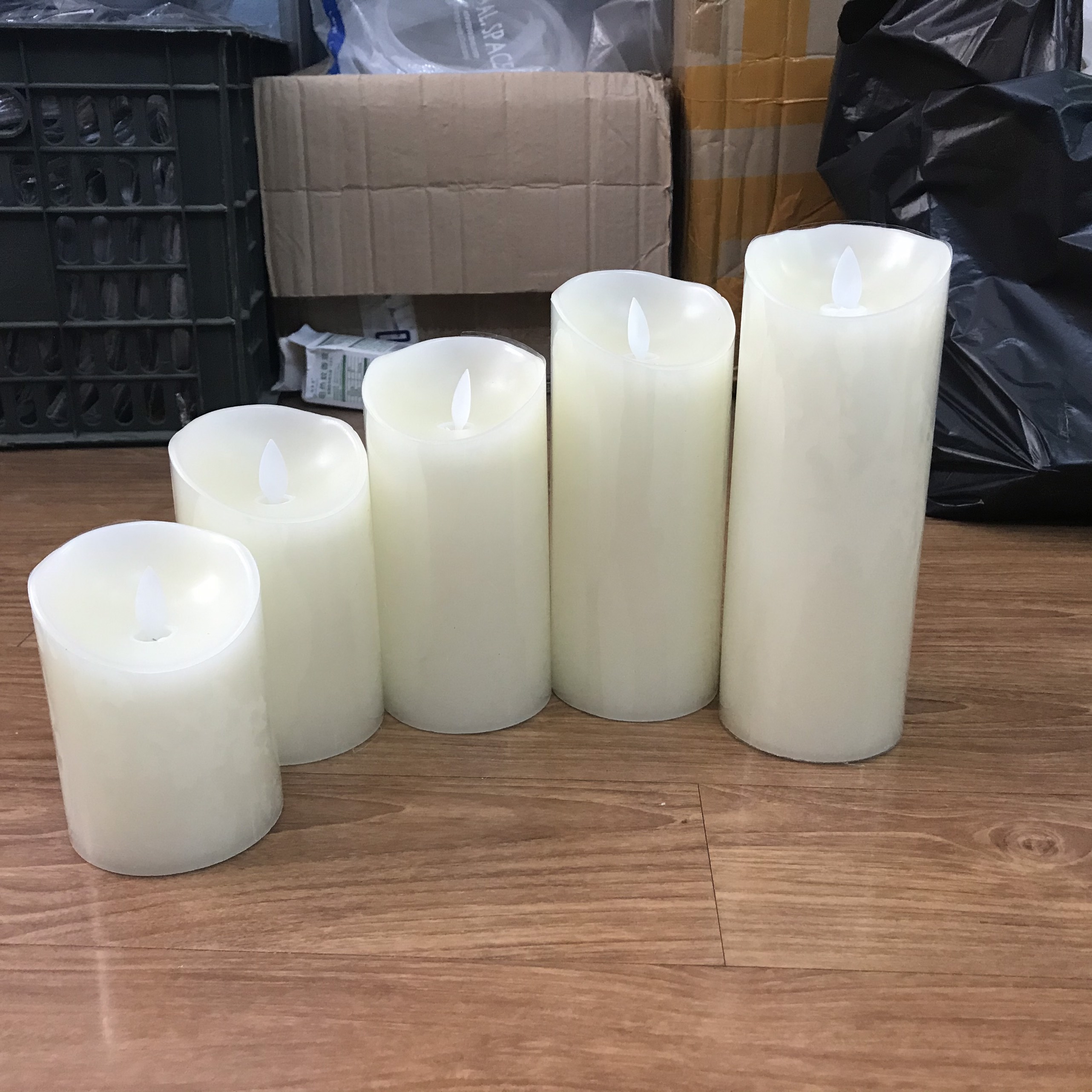 Nến điện tử sinh động cao cấp vỏ sáp
