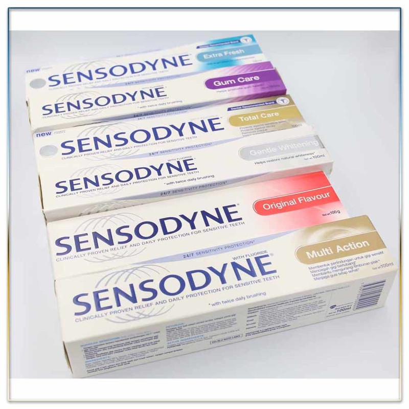 COMBO 5 Tuýt Kem đánh răng sensodyne chống ê buốt