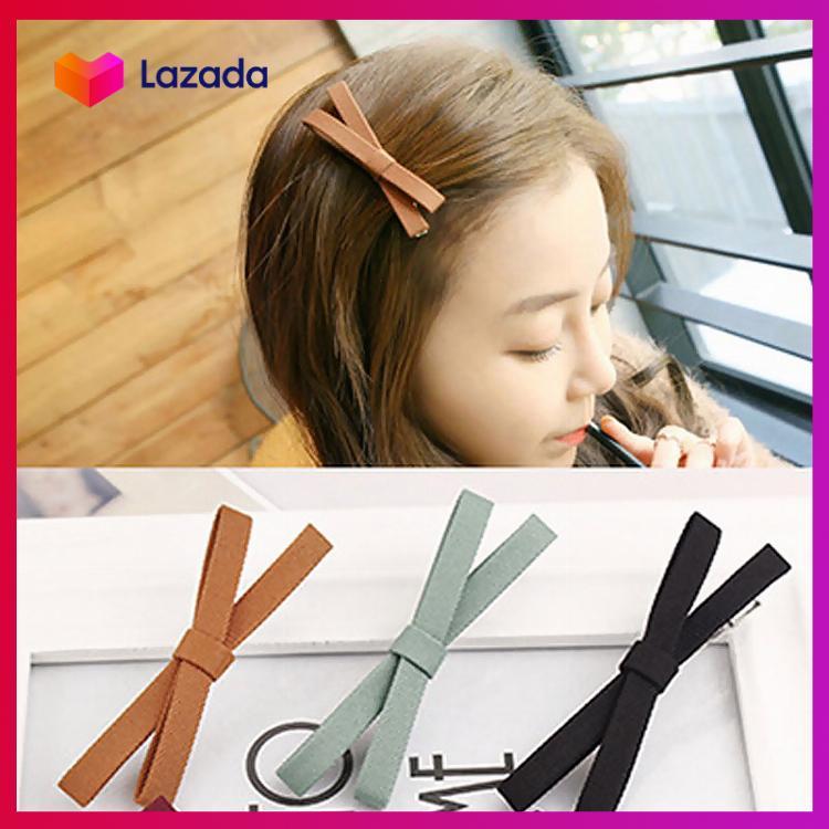 [HCM]Combo 2 Kẹp tóc chéo Đính nơ cách điệu HÀN QUỐC - KAShop