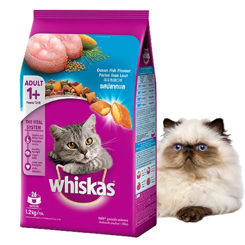 [HCM][Mỡ Mỡ Petshop] Thức Ăn Hạt Whiskas cho Mèo mọi lứa tuổi 1.2kg
