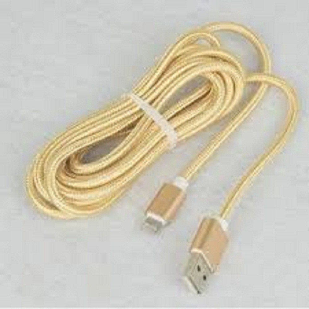Dây Sạc IPhone, Android, Type C Dài 3M Bọc Dù