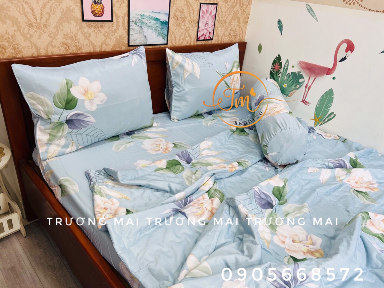 Chăn ga gối lụa tencel mềm mát mượt vô cùng