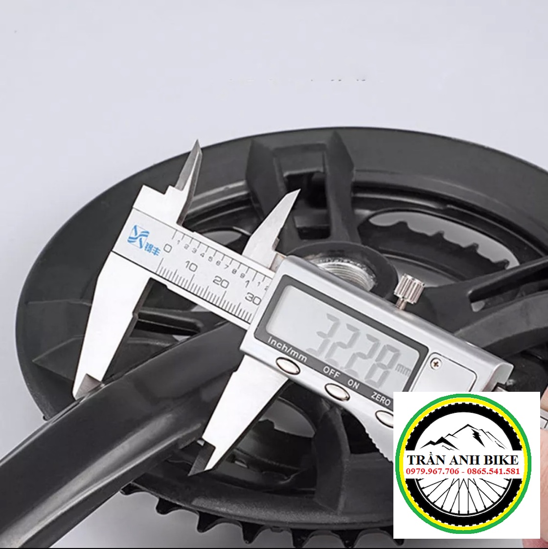 Đùi Dĩa (Giò Dĩa) Xe Đạp 3 Tầng PROWHEEL Crankset AD43 24-34-42T