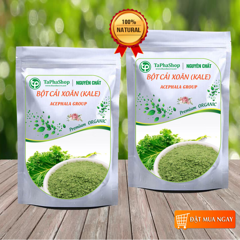 Bột cải xoăn kale nguyên chất 100g - Tấn phát