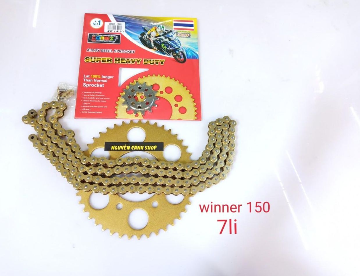 sên nhông dĩa xe winner 150 7li
