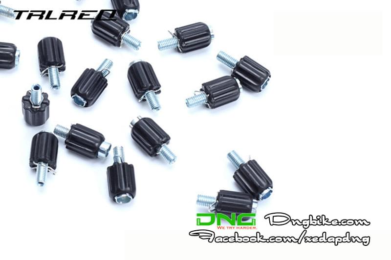 Ốc tân chỉnh dây trên sườn xe đạp