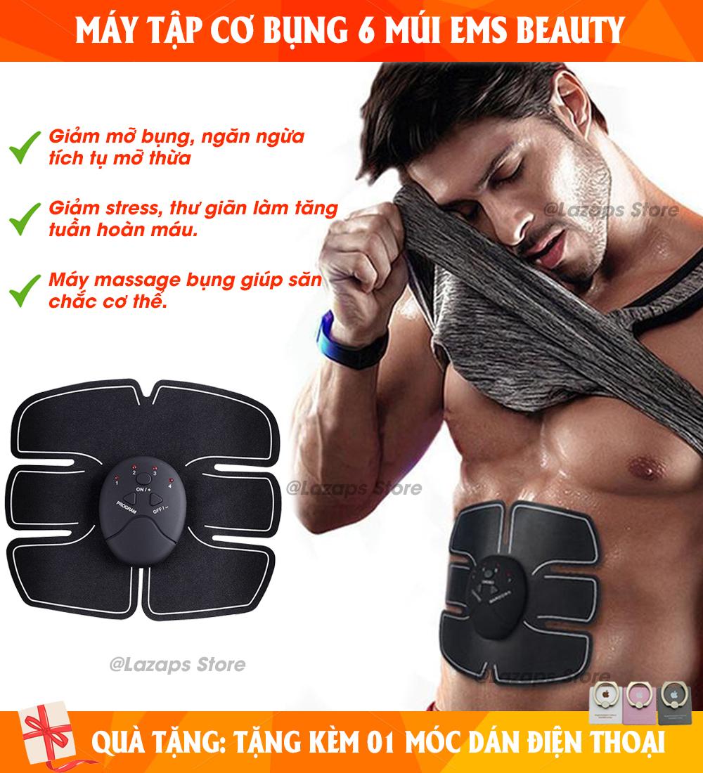 >> SO SÁNH GIÁ MÁY TẬP BỤNG NỮ | Shopee Lazada Sendo Tiki 12 Máy tập cơ bụng 6 múi, miếng tập giúp tăng cơ, giảm mỡ bụng Ems Beauty - máy có giá trị cao đối với sức khỏe, tác động hiệu quả đến vùng cơ bụng giúp săn chắc. Phù hợp cả nam và nữ