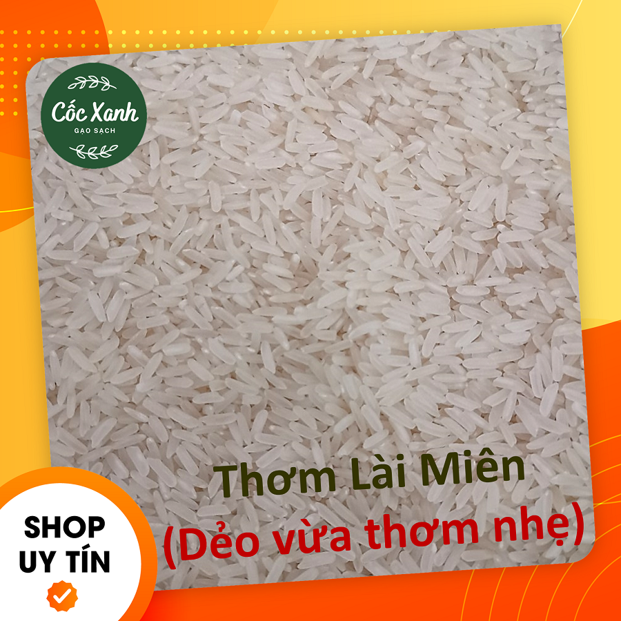 [Freeshipmax] [10kg] Gạo Thơm Lài Miên (Dẻo Thơm Mềm)