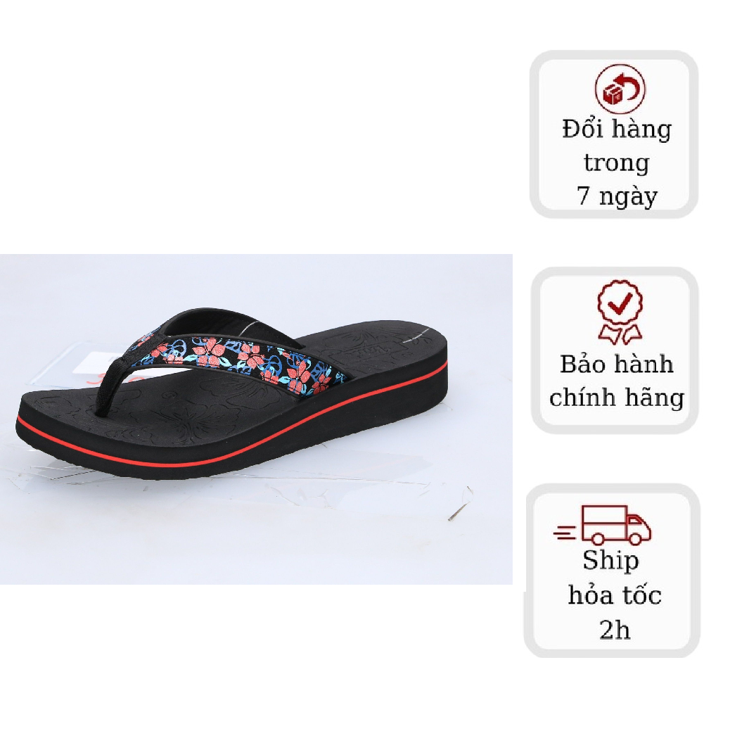 Dép Xốp Nữ Biti's BXW006300DEN Siêu Nhẹ