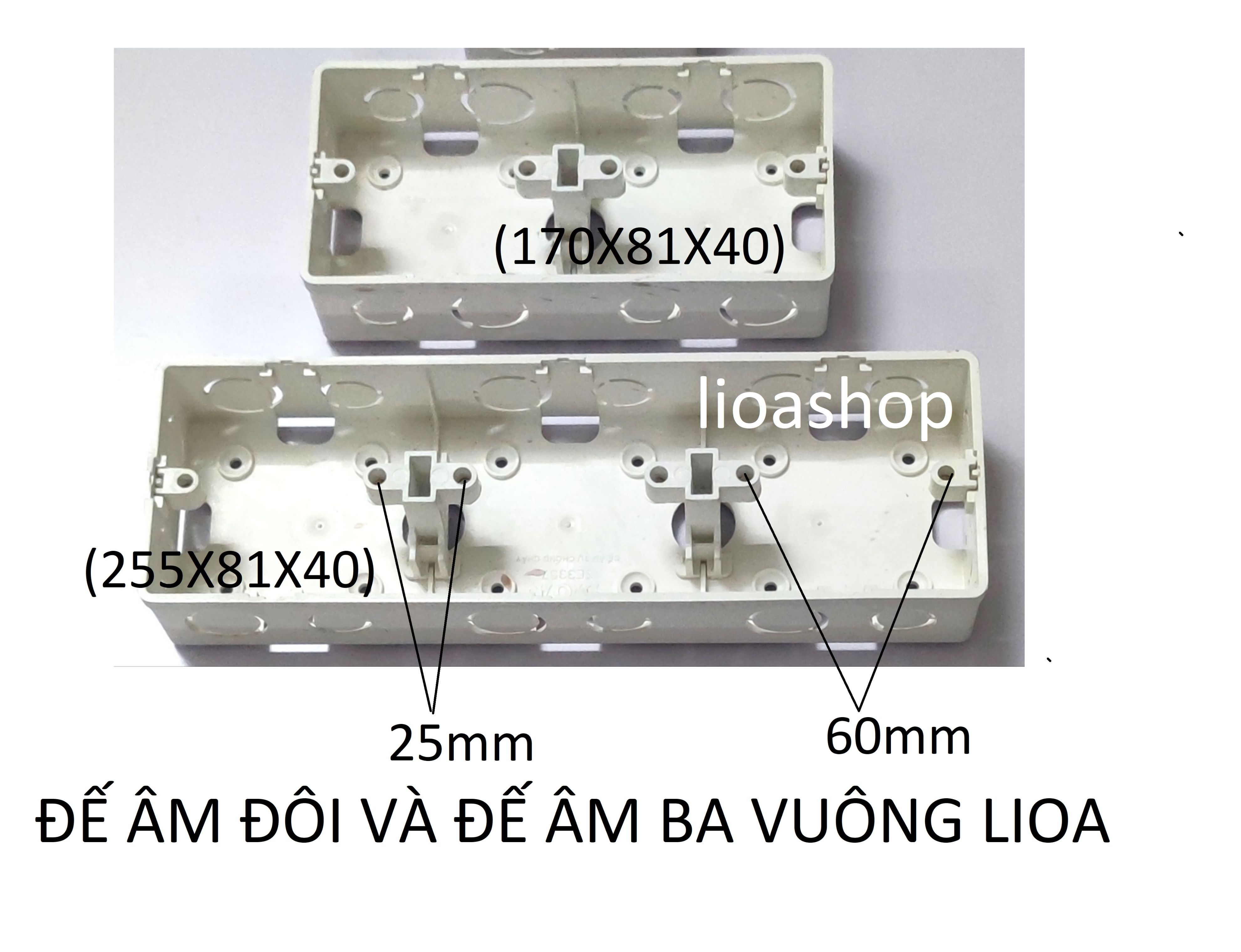 ĐẾ ÂM ĐÔI VUÔNG - ĐẾ ÂM BA VUÔNG LiOA