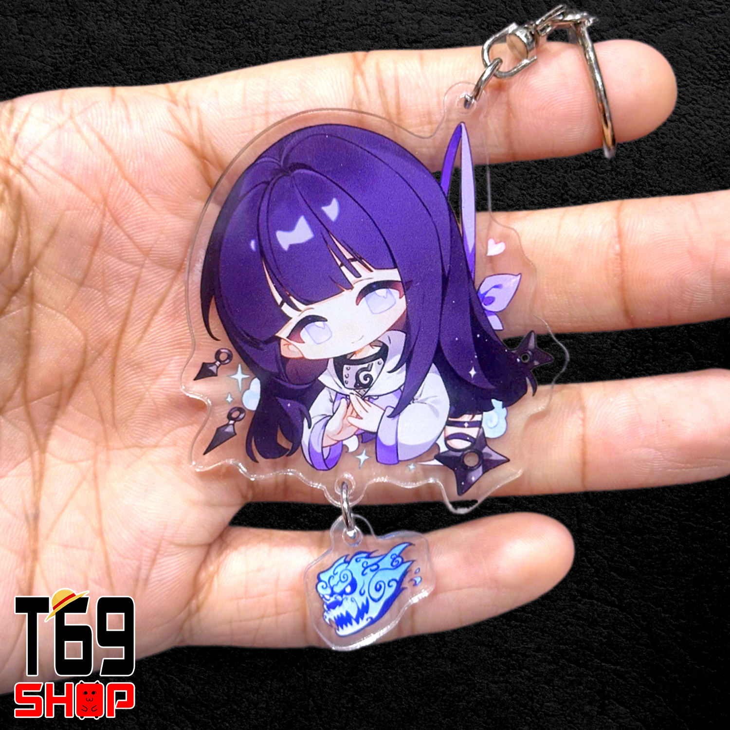 Móc khóa mica anime Naruto - Cute ver (Loại cao cấp - Hình in ép giữa 2 mặt mica) [T69 Shop]