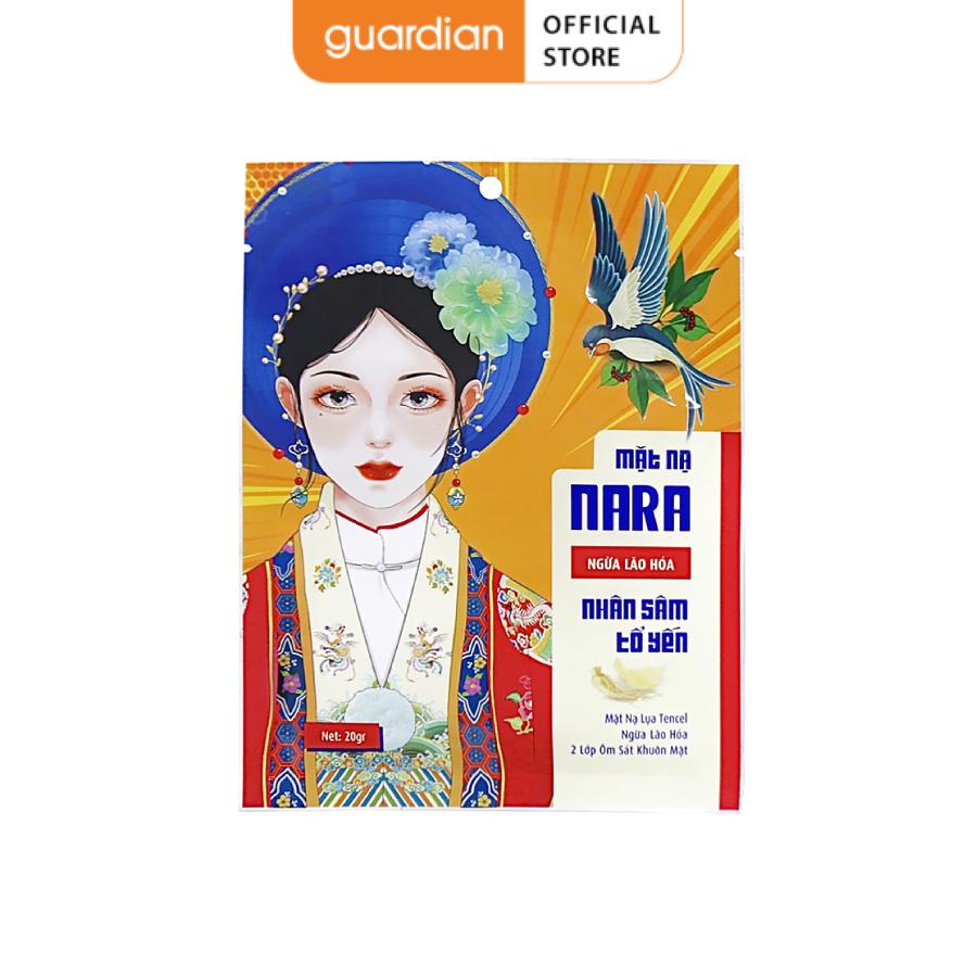 Mặt nạ lụa cấp ẩm và dưỡng da nara 20g
