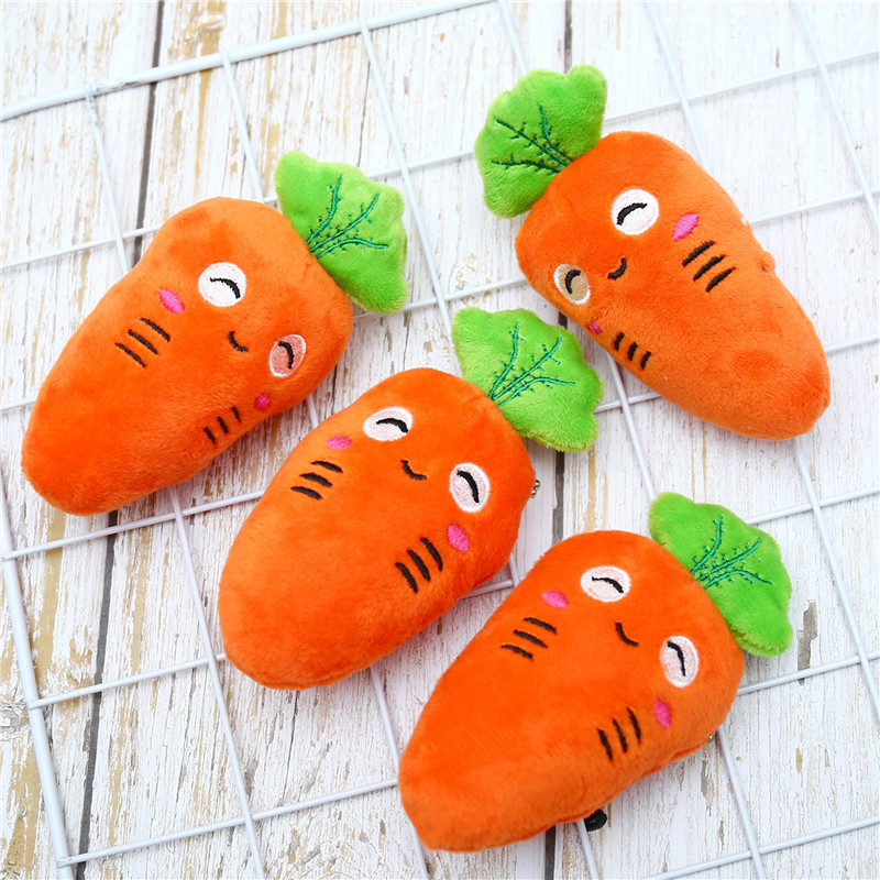 MÓC KHÓA CÀ RỐT THÚ BÔNG (CÓ MÓC KHÓA CHUỖI HẠT)
