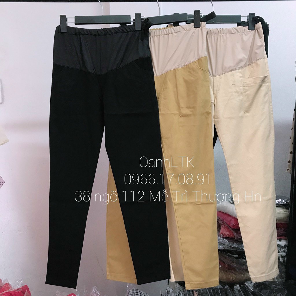 Quần bầu chất thô mềm co giãn 4 chiều