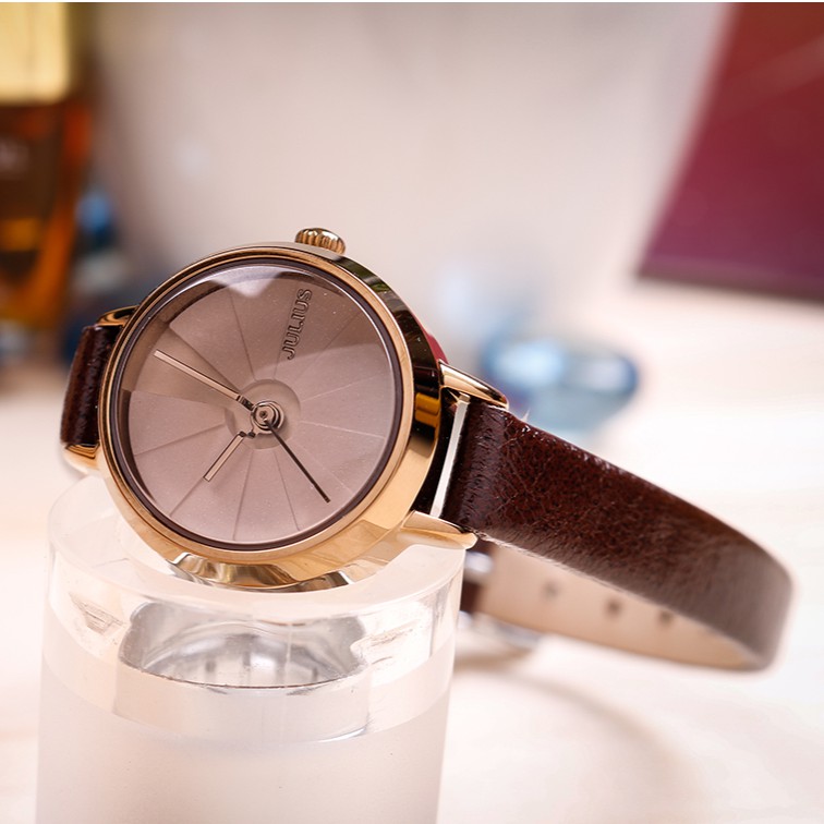 Đồng Hồ Nữ JA-979 Julius Hàn Quốc Dây Da