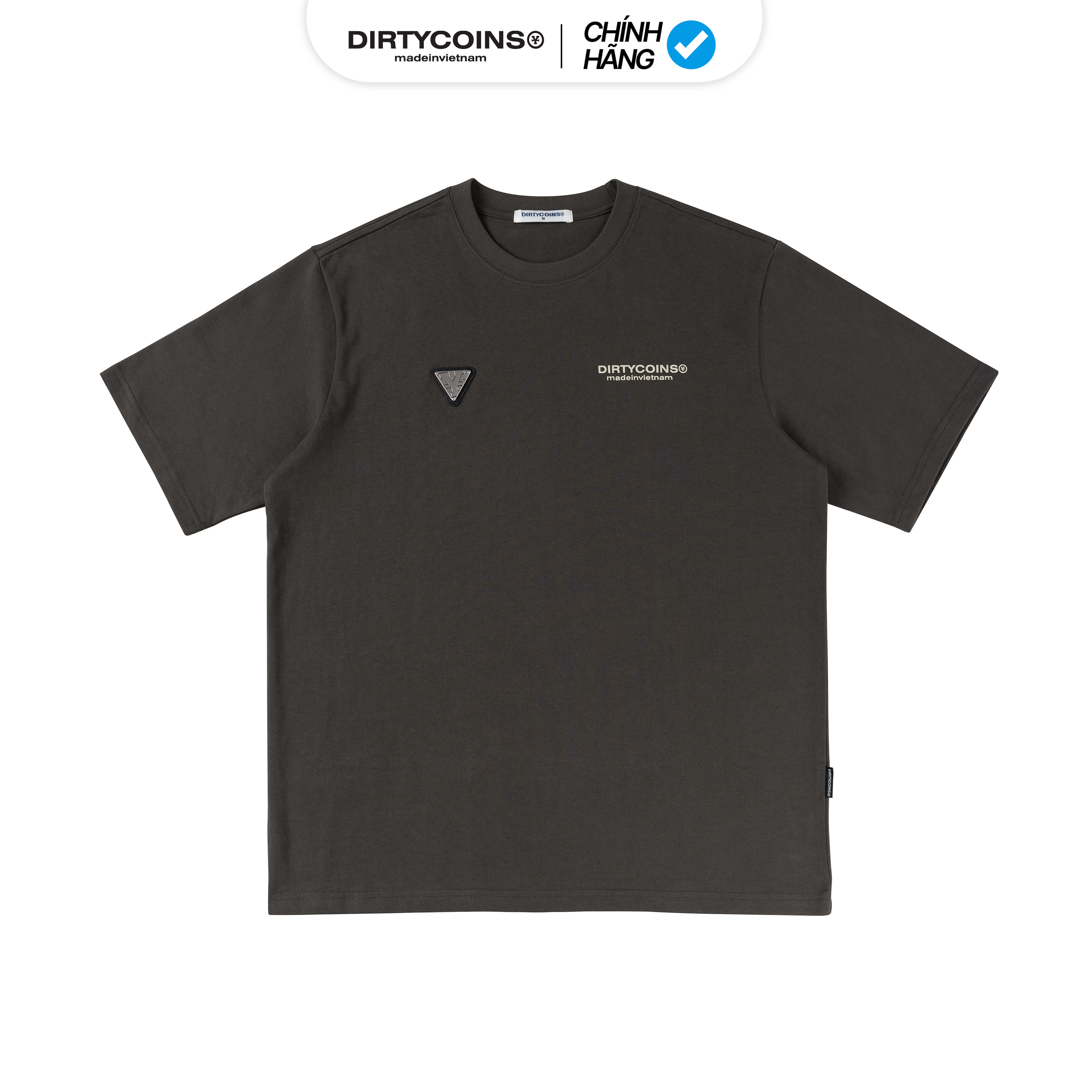 Áo Thun DirtyCoins Metal Label Regular T-shirt - Cream