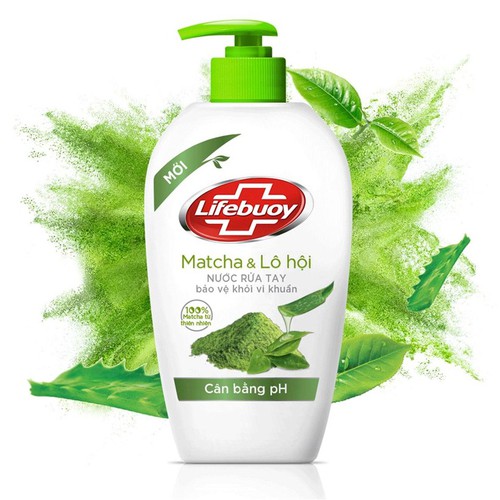 Nước rửa tay Lifebuoy 180g 5 màu lựa chọn