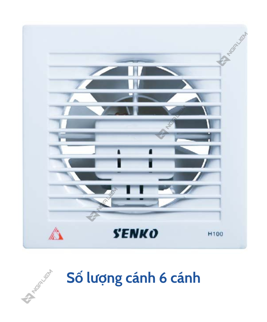Quạt Hút Tường Thông Gió Senko (H150) [Hàng chính hãng]