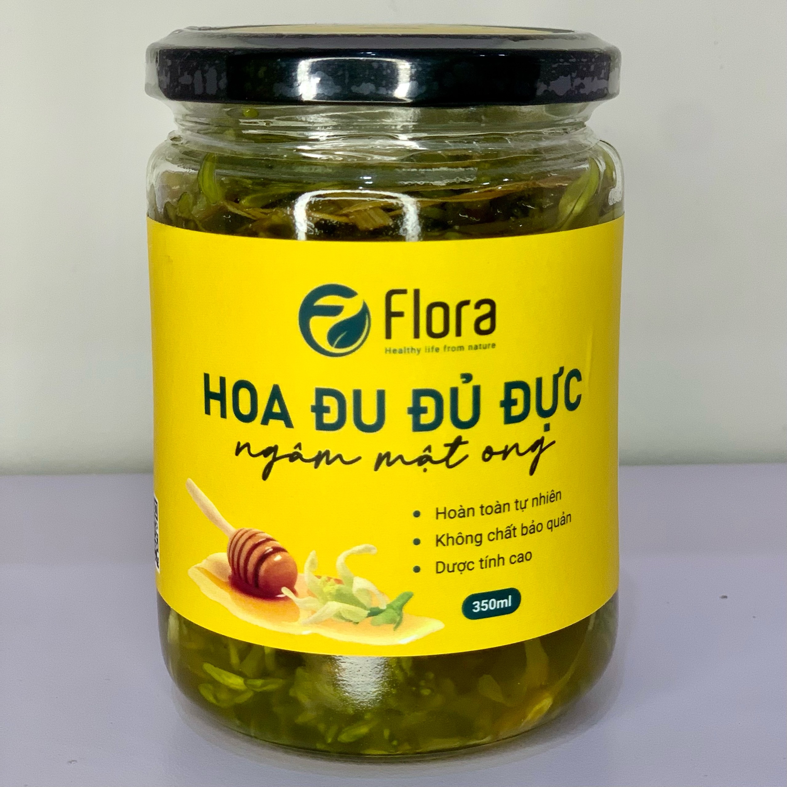 Hoa đu đủ đực ngâm mật ong