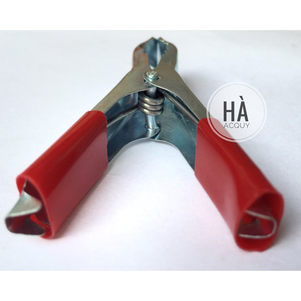 10 cặp Kẹp bình Ắc quy Xi Xanh Đỏ 30A - 8Cm