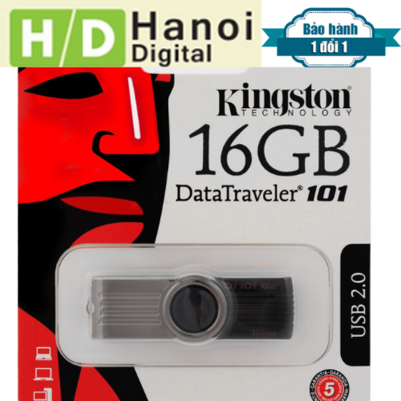USB KINGSTON DT101 16GB đủ dung lượng bảo hành 1 đổi 1