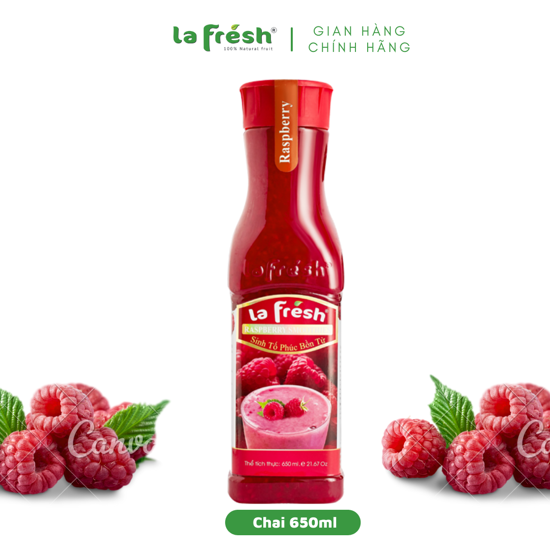 Sinh Tố Phúc Bồn Tử Lafresh Đà Lạt Chai 650ML