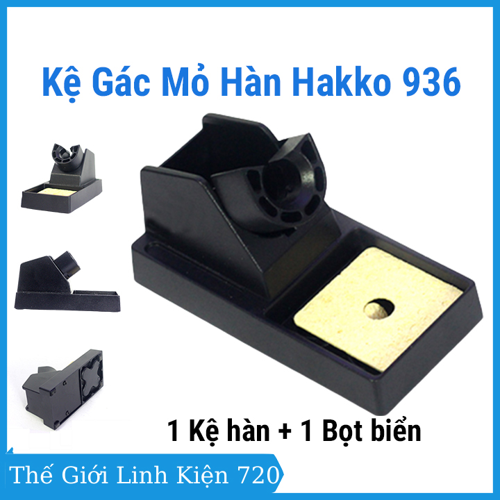 Kệ gác tay hàn hakko 936 tặng kèm bọt biển chùi mỏ hàn