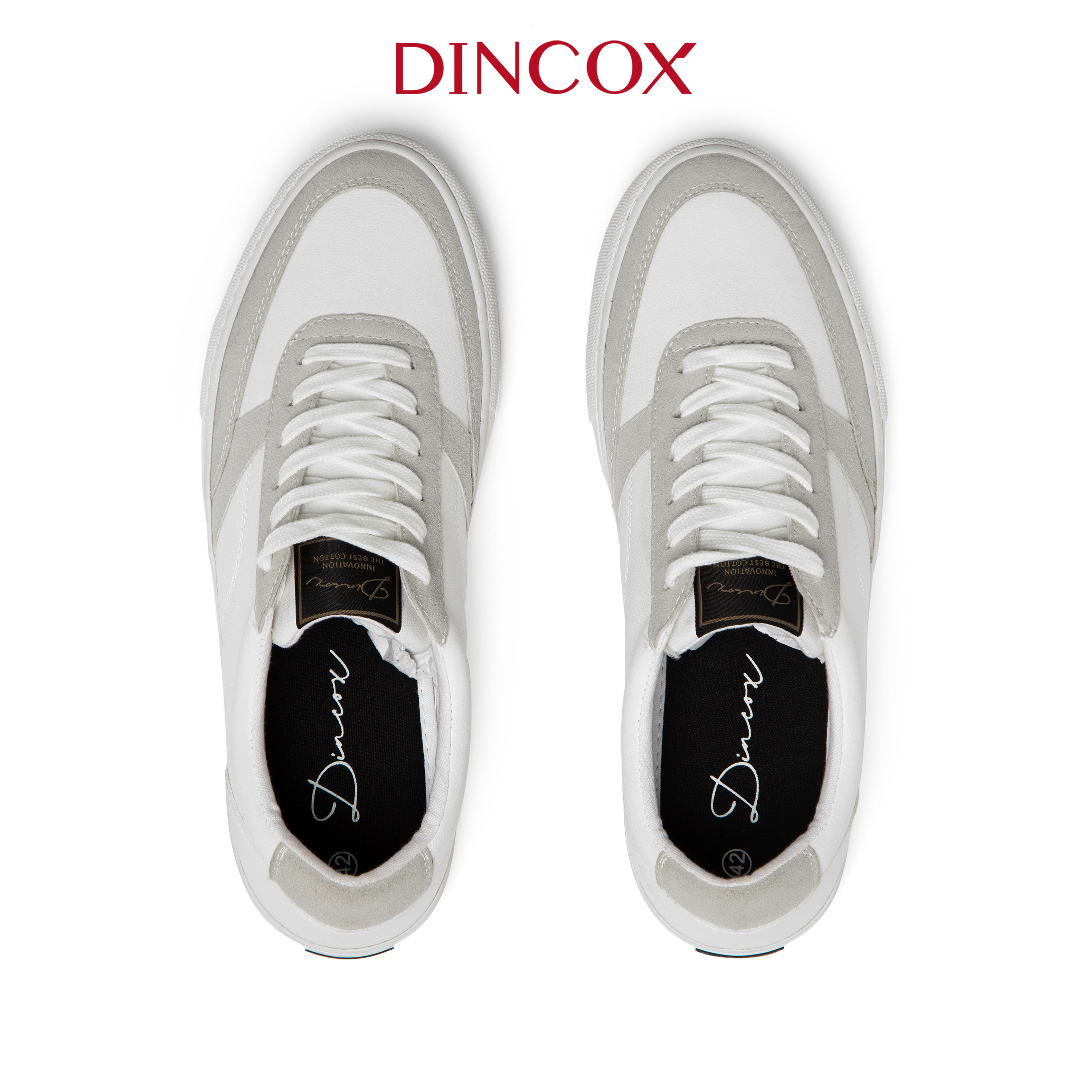 Giày Sneaker Da Nam Nữ E13 Off/White Sang Trọng Thời Thượng