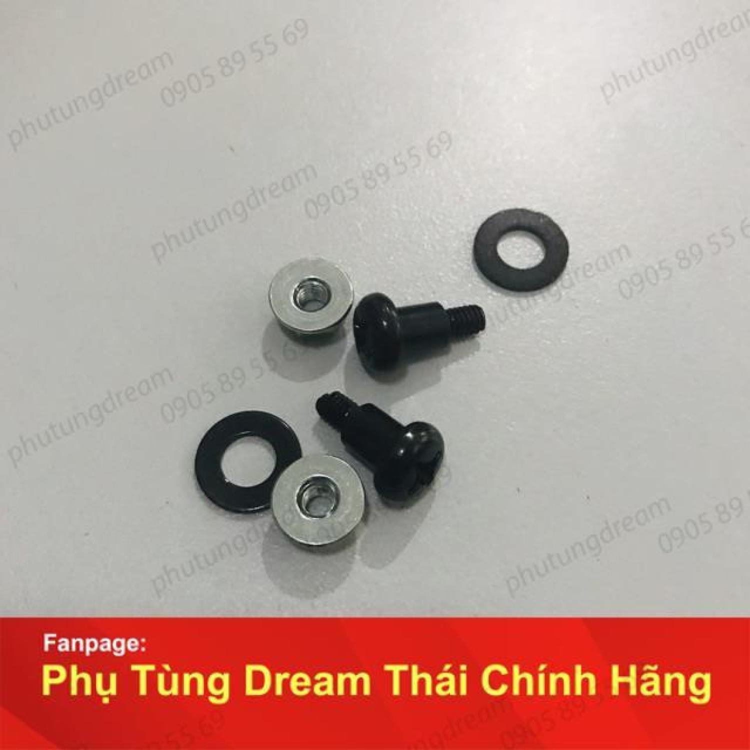 Combo bộ ốc bắt chắn bùn xe Dream - Honda